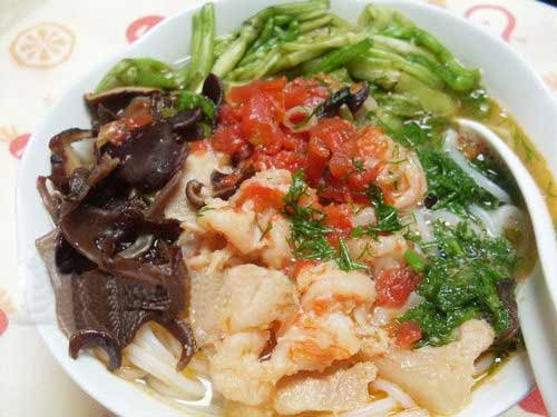 Bún tôm, món ngon Hải Phòng